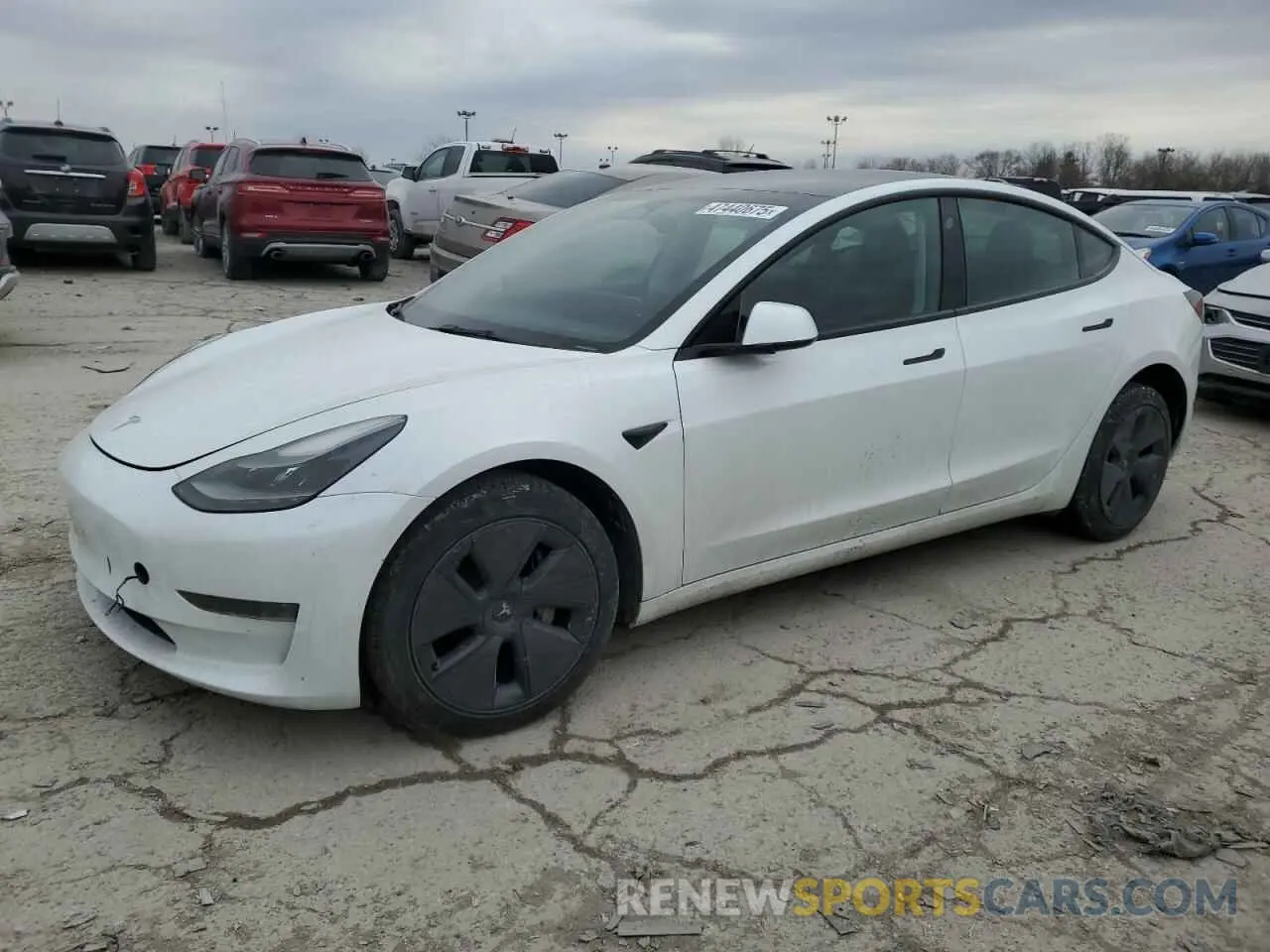 1 Photograph of a damaged car 5YJ3E1EA5PF405935 TESLA MODEL 3 2023