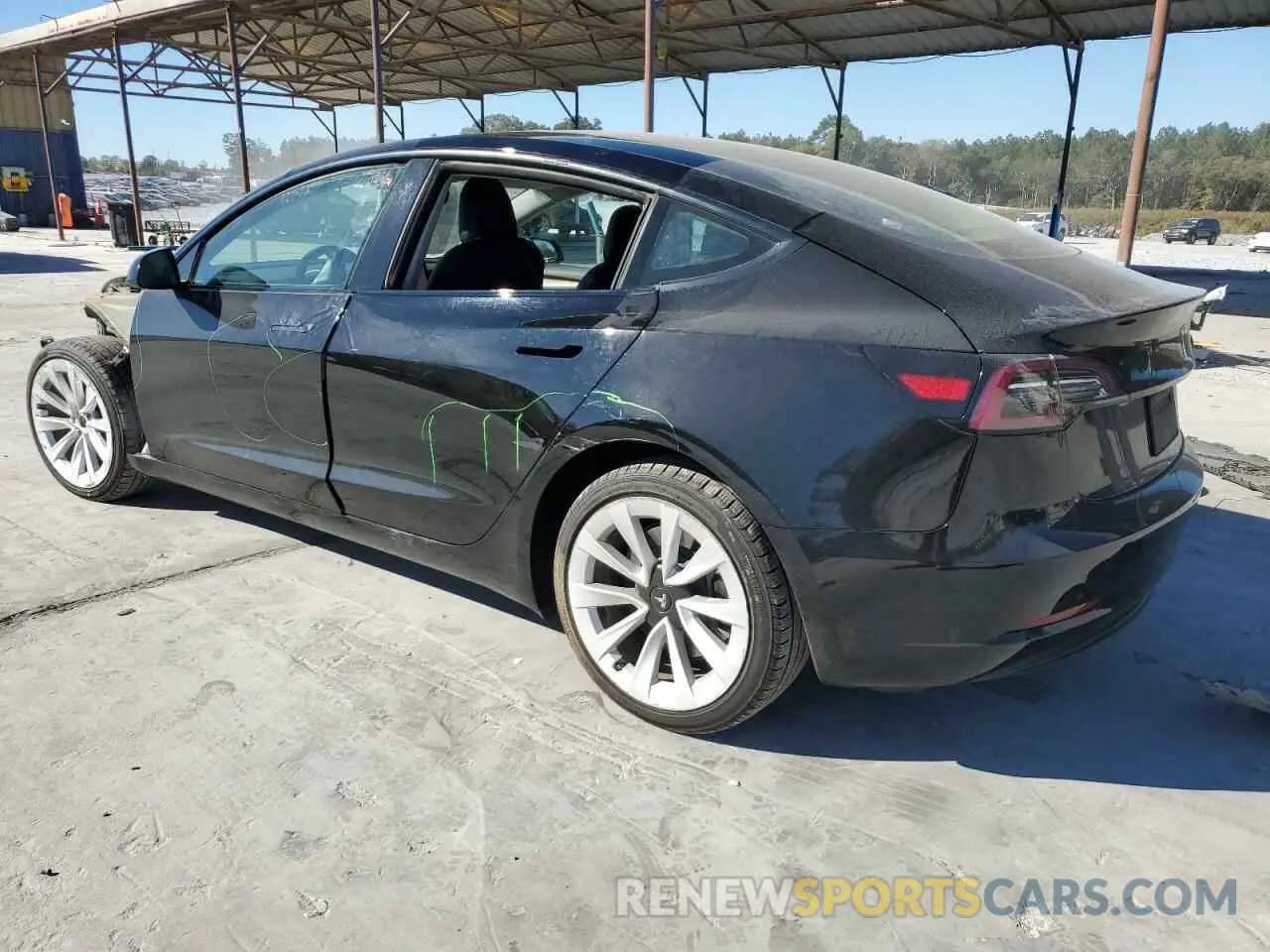 2 Photograph of a damaged car 5YJ3E1EA5PF434982 TESLA MODEL 3 2023