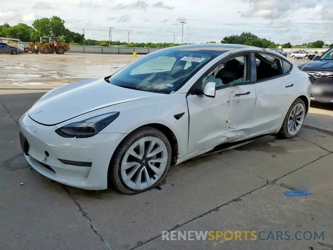 1 Photograph of a damaged car 5YJ3E1EA5PF438384 TESLA MODEL 3 2023