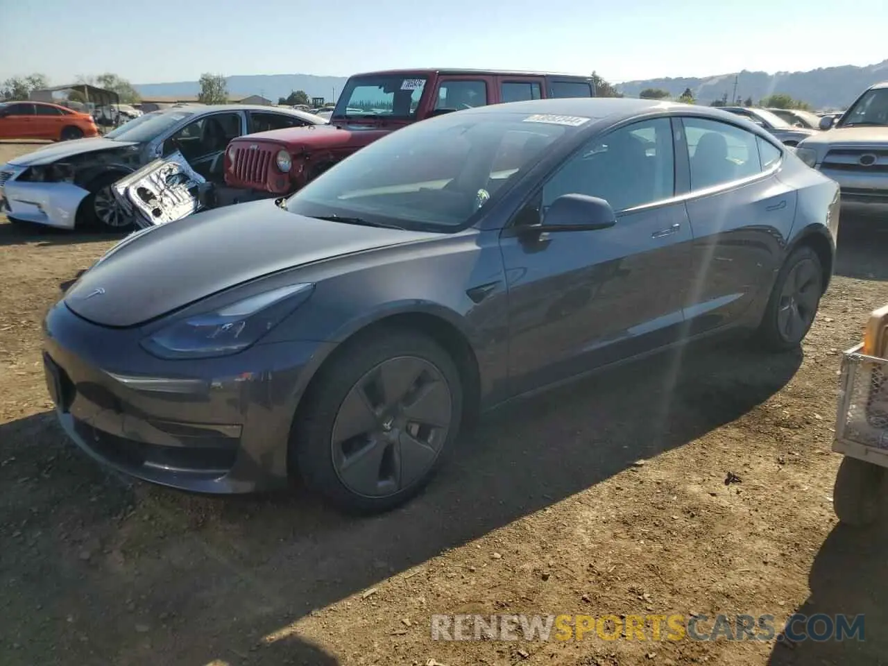 1 Photograph of a damaged car 5YJ3E1EA5PF457159 TESLA MODEL 3 2023