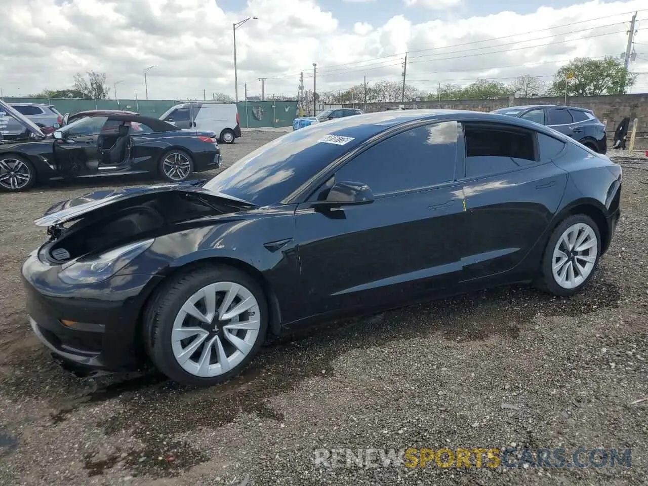 1 Photograph of a damaged car 5YJ3E1EA5PF459638 TESLA MODEL 3 2023