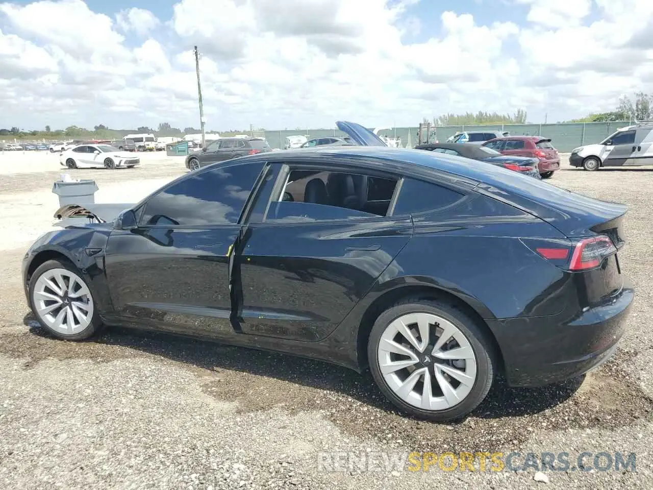 2 Photograph of a damaged car 5YJ3E1EA5PF459638 TESLA MODEL 3 2023