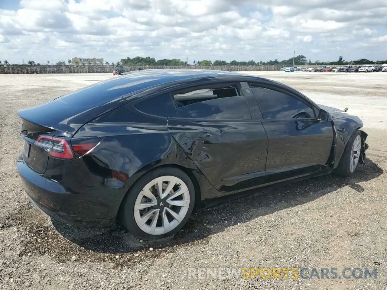 3 Photograph of a damaged car 5YJ3E1EA5PF459638 TESLA MODEL 3 2023