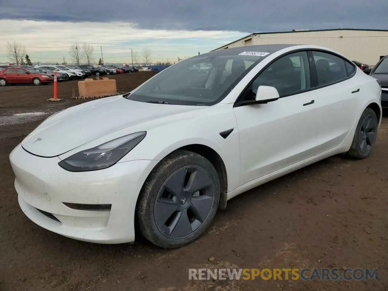 1 Photograph of a damaged car 5YJ3E1EA5PF484801 TESLA MODEL 3 2023