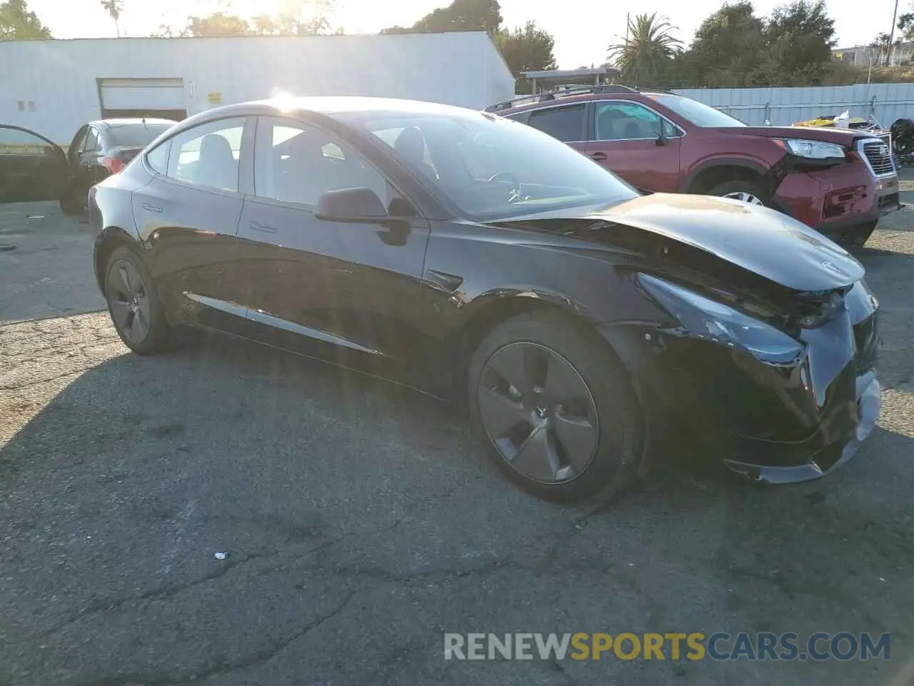 4 Фотография поврежденного автомобиля 5YJ3E1EA5PF487049 TESLA MODEL 3 2023