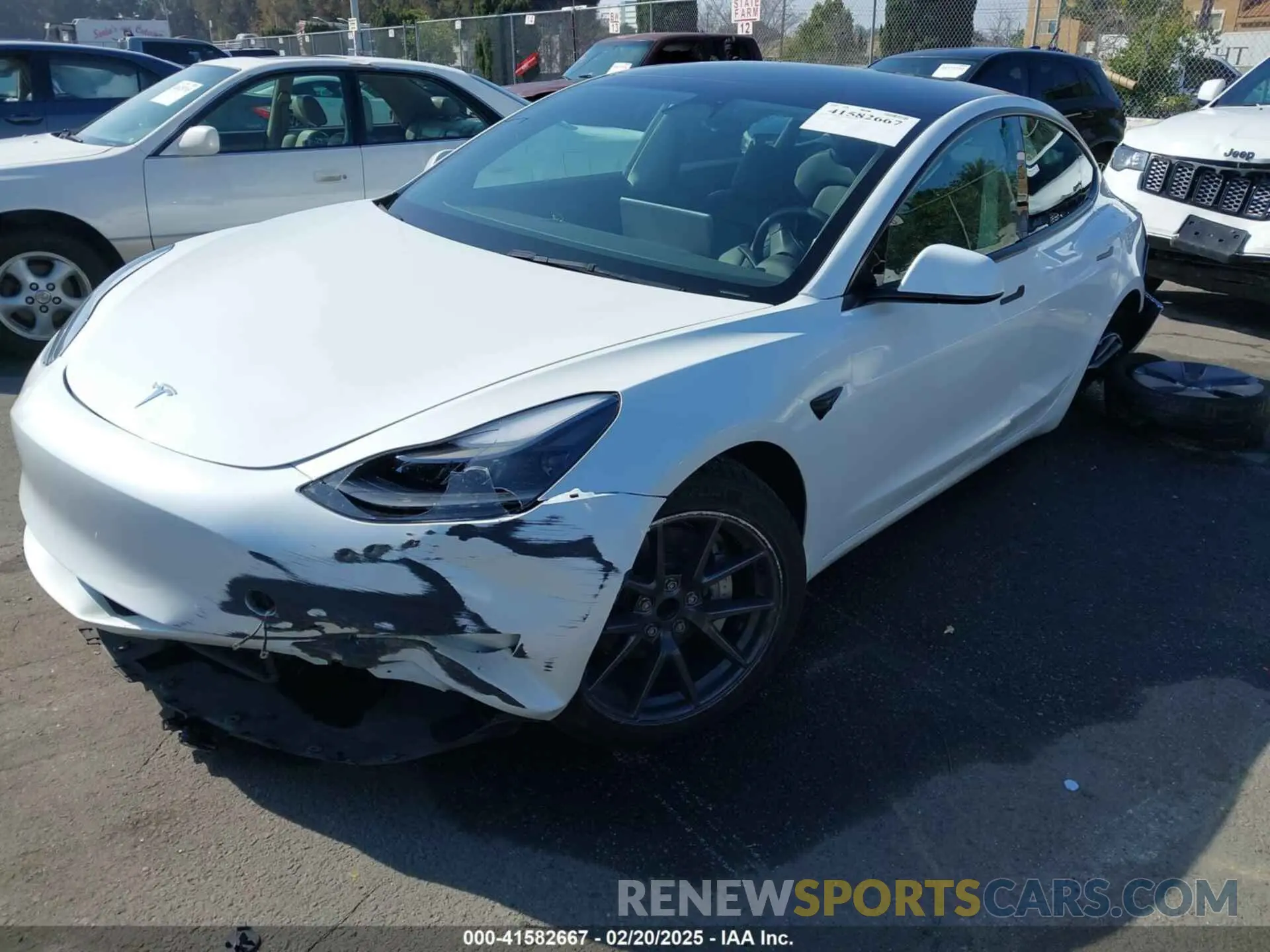 6 Фотография поврежденного автомобиля 5YJ3E1EA5PF487939 TESLA MODEL 3 2023