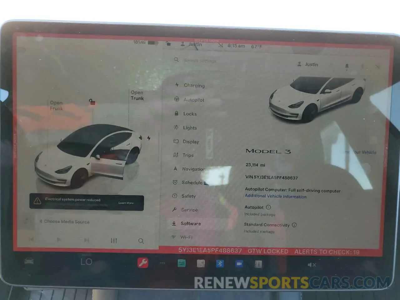 9 Photograph of a damaged car 5YJ3E1EA5PF488637 TESLA MODEL 3 2023