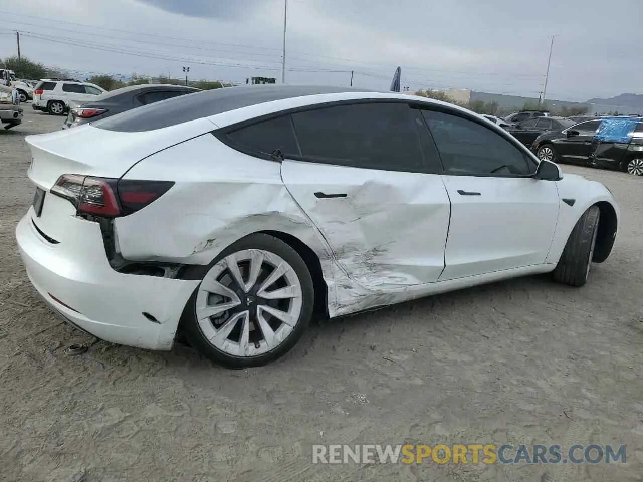 3 Photograph of a damaged car 5YJ3E1EA5PF488895 TESLA MODEL 3 2023