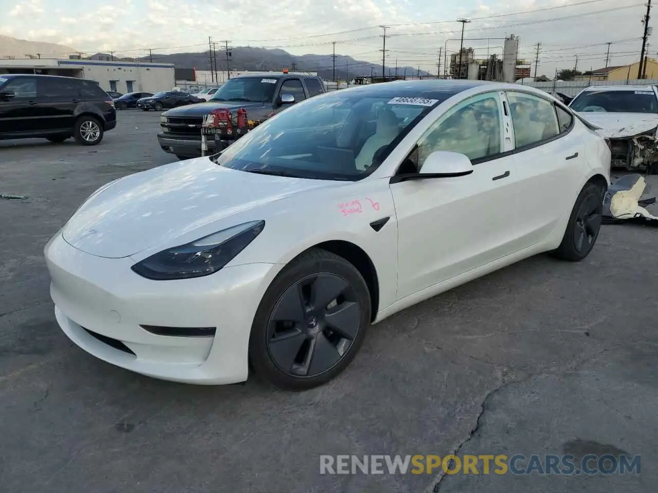 1 Фотография поврежденного автомобиля 5YJ3E1EA5PF488900 TESLA MODEL 3 2023