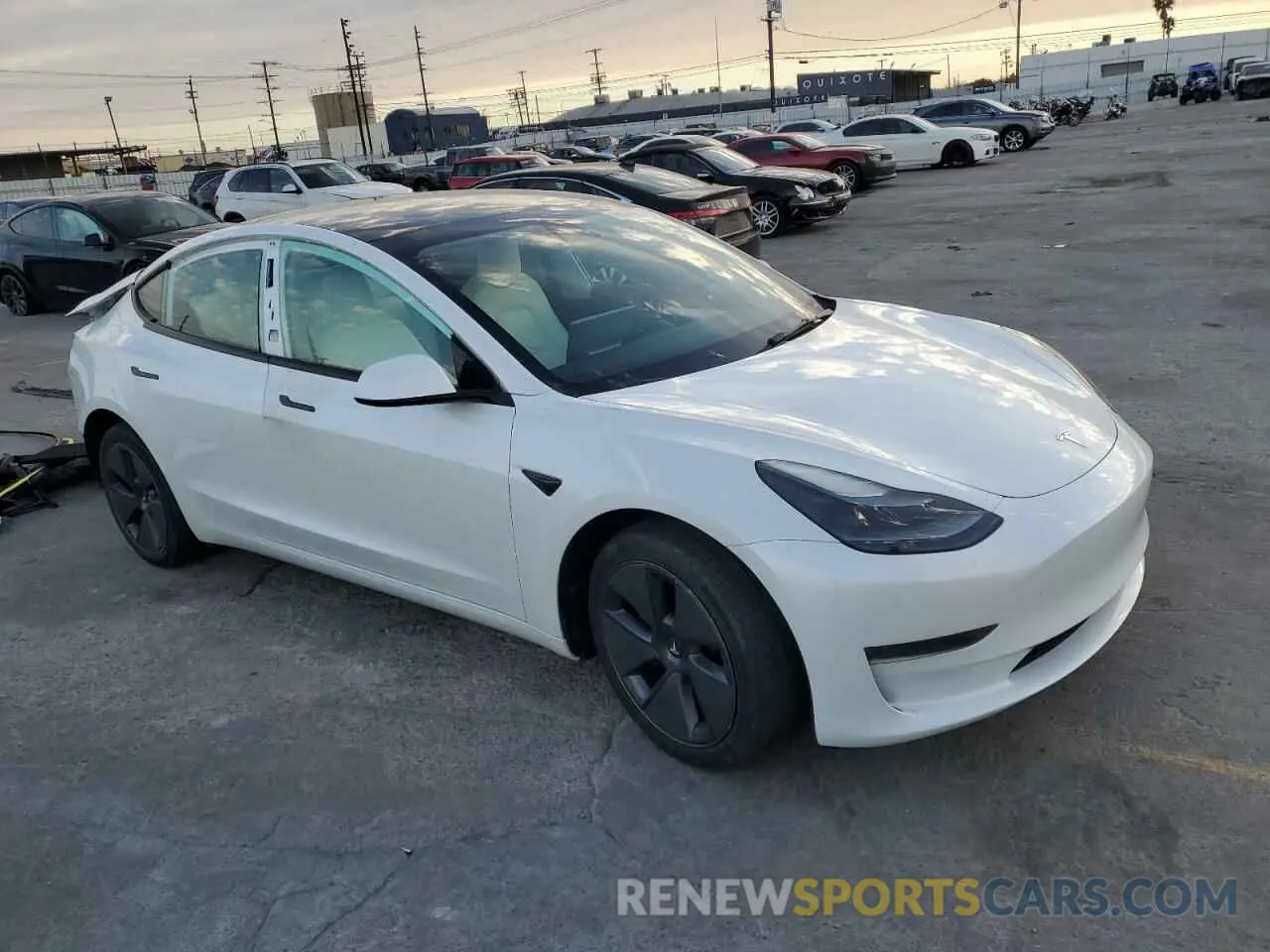 4 Фотография поврежденного автомобиля 5YJ3E1EA5PF488900 TESLA MODEL 3 2023