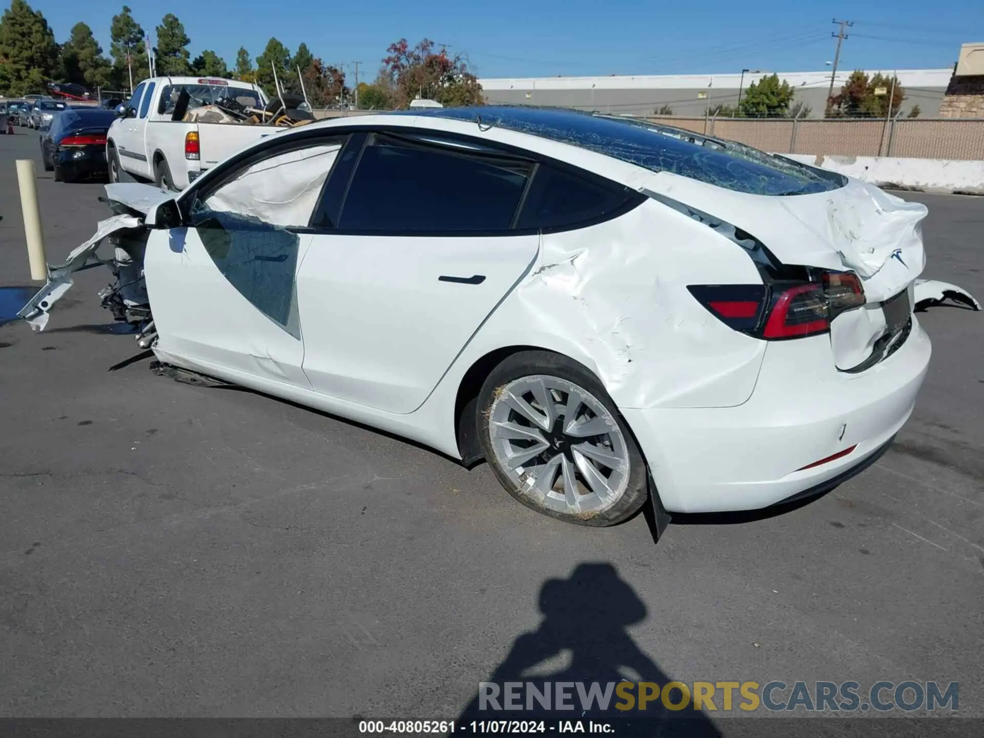3 Photograph of a damaged car 5YJ3E1EA5PF496317 TESLA MODEL 3 2023