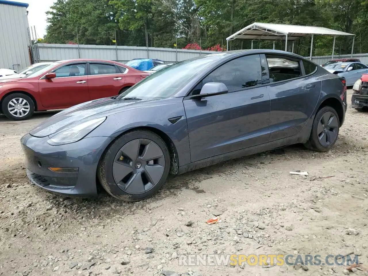 1 Photograph of a damaged car 5YJ3E1EA5PF500432 TESLA MODEL 3 2023
