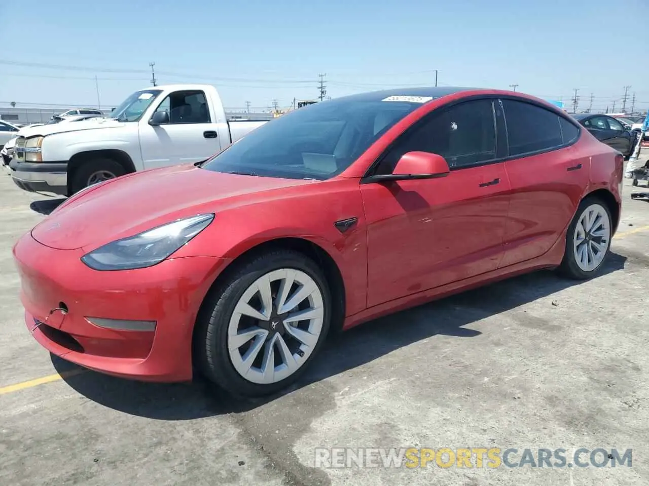 1 Photograph of a damaged car 5YJ3E1EA5PF514198 TESLA MODEL 3 2023