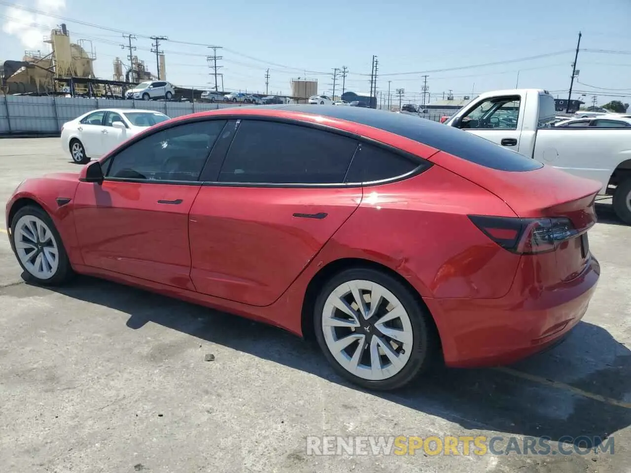 2 Photograph of a damaged car 5YJ3E1EA5PF514198 TESLA MODEL 3 2023