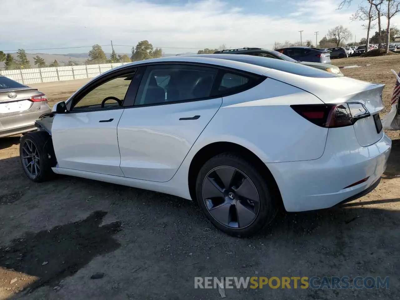 2 Photograph of a damaged car 5YJ3E1EA5PF558346 TESLA MODEL 3 2023