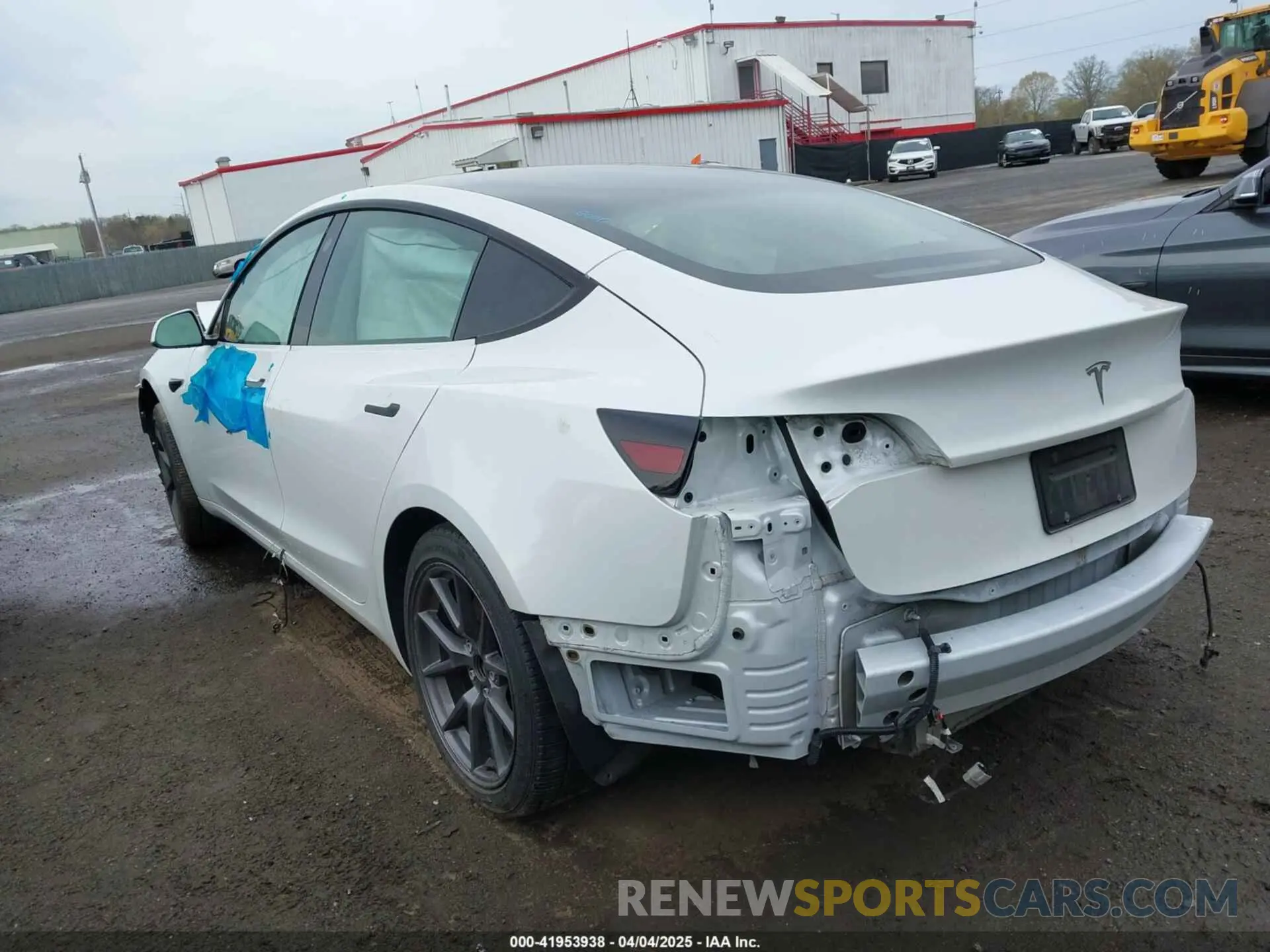 3 Photograph of a damaged car 5YJ3E1EA5PF593503 TESLA MODEL 3 2023