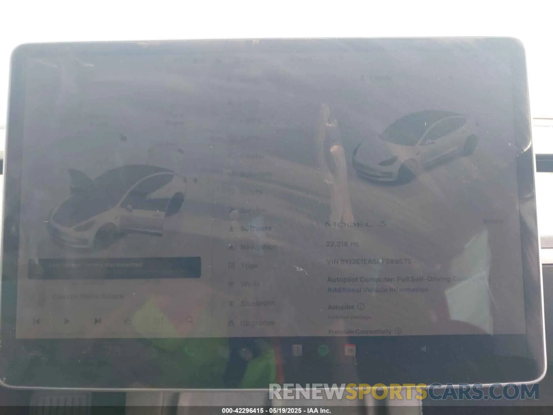 7 Photograph of a damaged car 5YJ3E1EA5PF599575 TESLA MODEL 3 2023