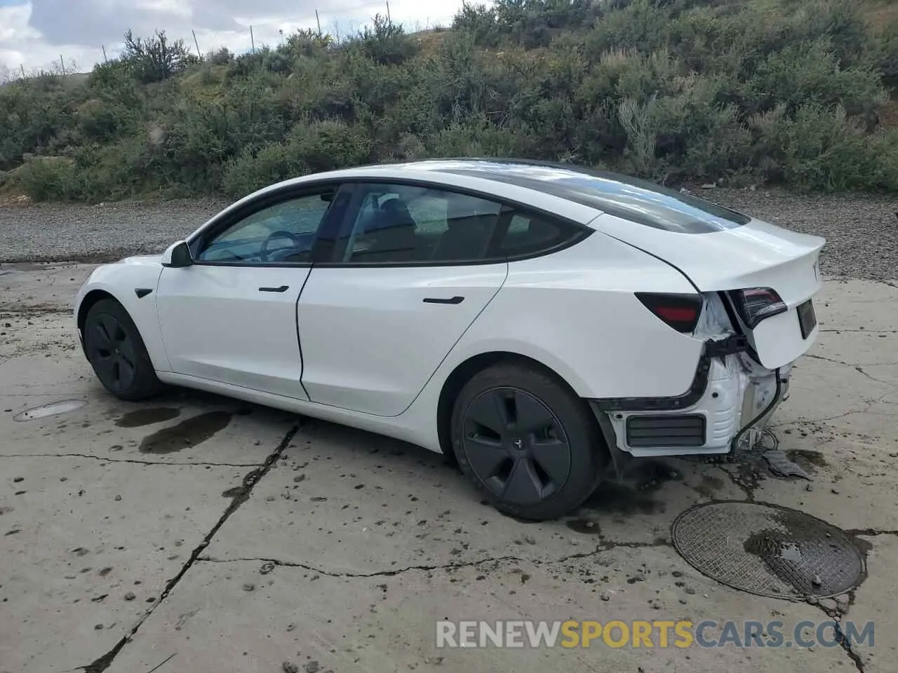 2 Photograph of a damaged car 5YJ3E1EA5PF603236 TESLA MODEL 3 2023