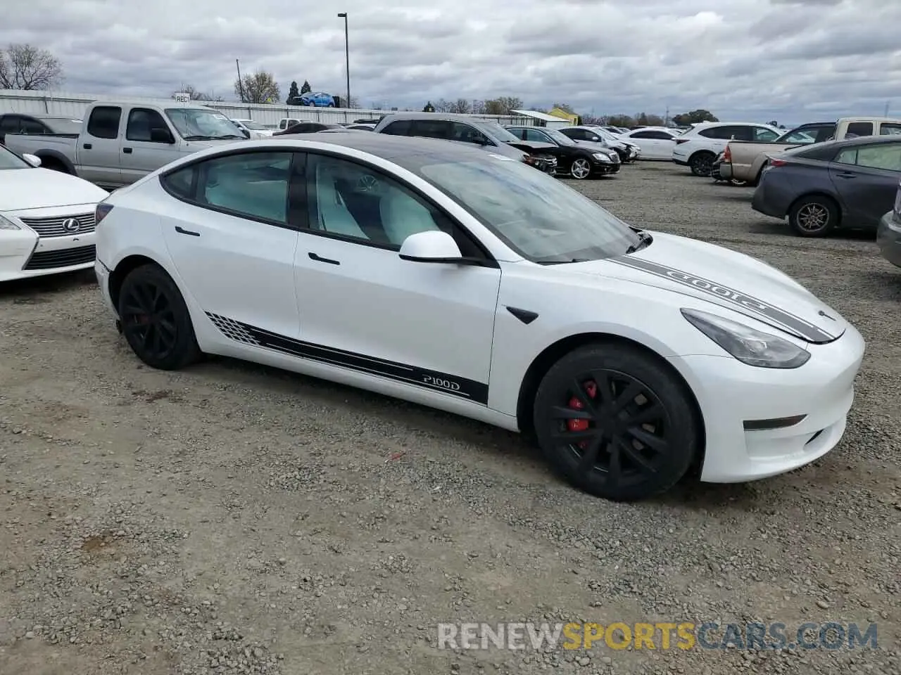 4 Фотография поврежденного автомобиля 5YJ3E1EA5PF623597 TESLA MODEL 3 2023