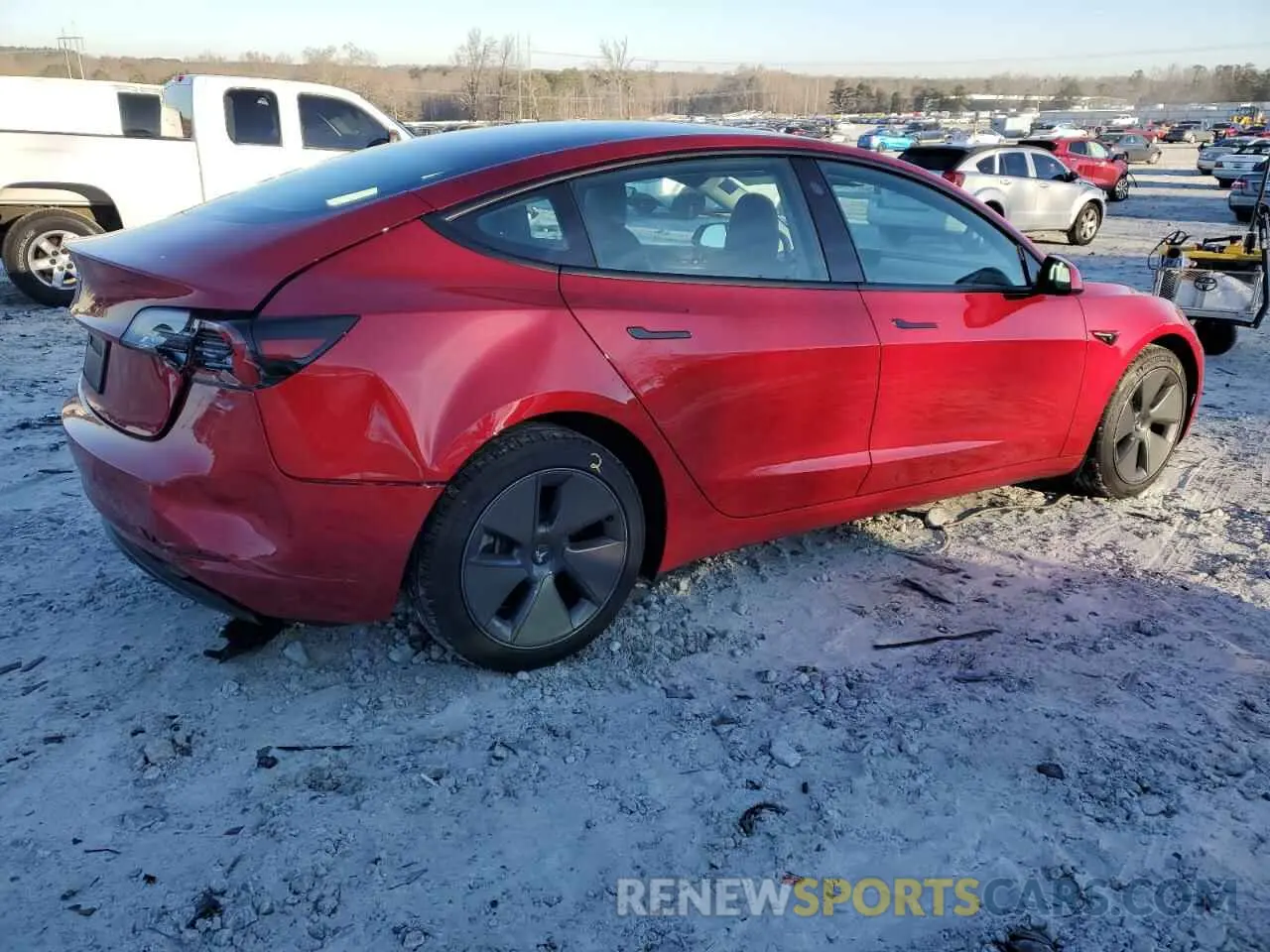 3 Photograph of a damaged car 5YJ3E1EA5PF637841 TESLA MODEL 3 2023