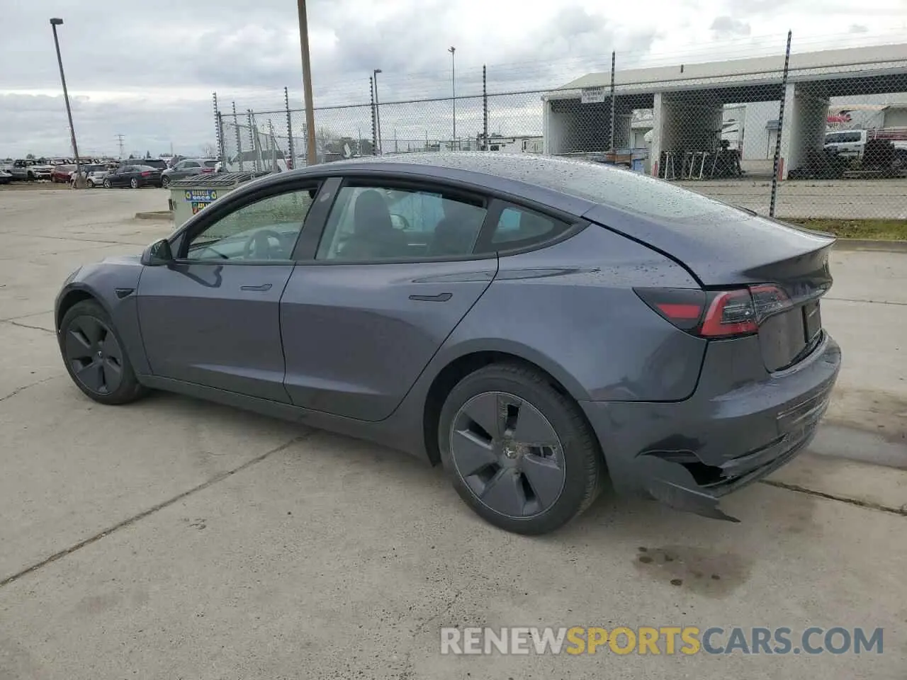 2 Photograph of a damaged car 5YJ3E1EA5PF640335 TESLA MODEL 3 2023