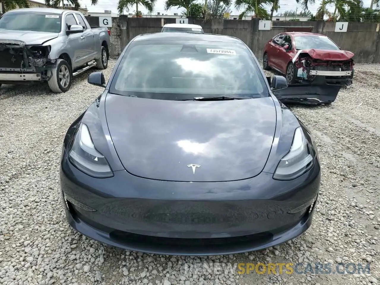 5 Photograph of a damaged car 5YJ3E1EA5PF646801 TESLA MODEL 3 2023