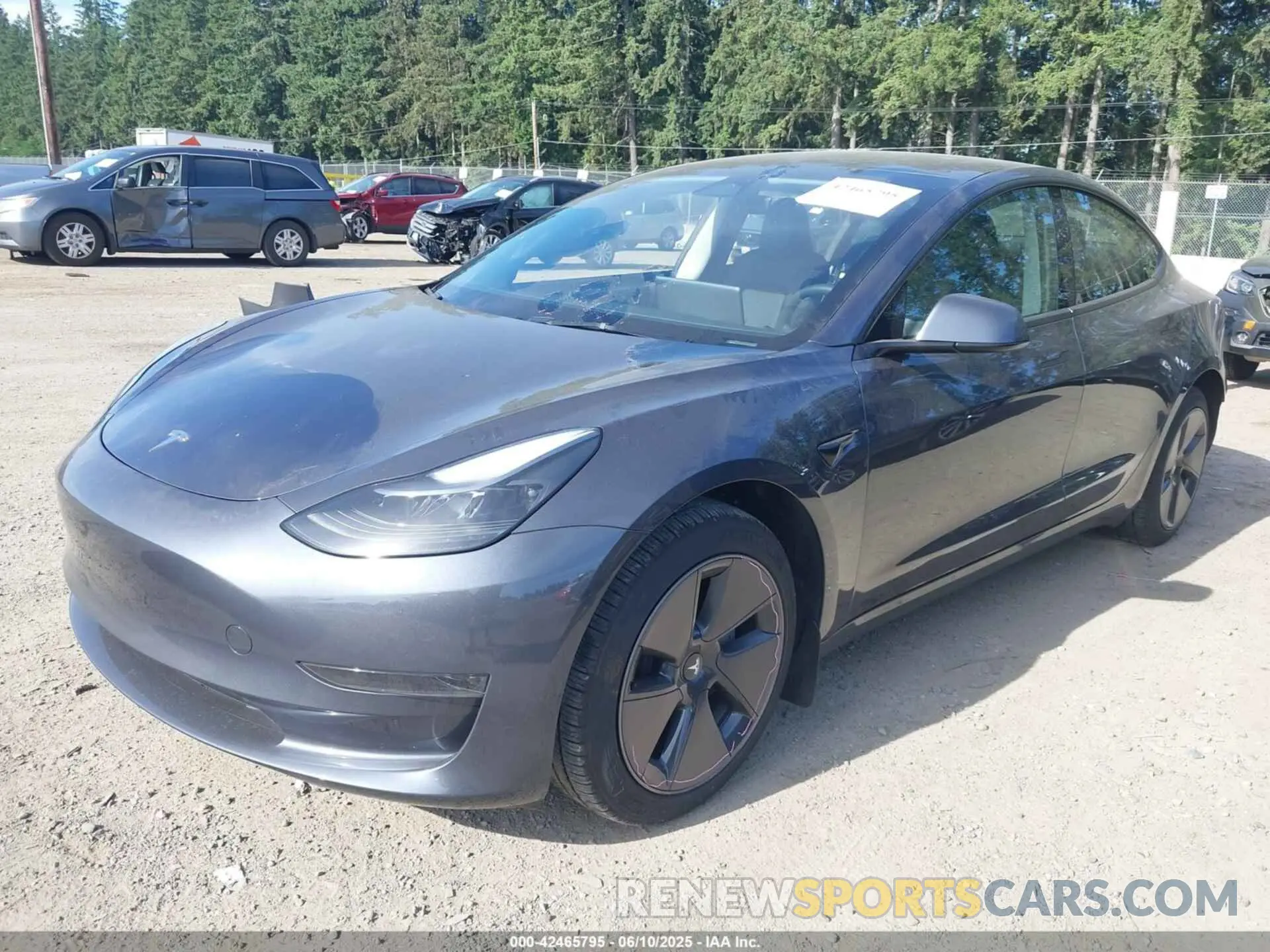 2 Photograph of a damaged car 5YJ3E1EA5PF656325 TESLA MODEL 3 2023