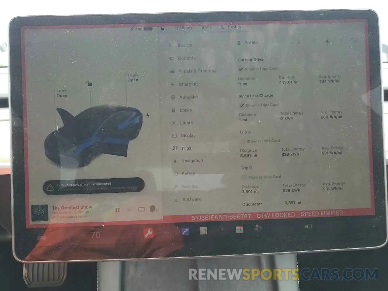 9 Photograph of a damaged car 5YJ3E1EA5PF666787 TESLA MODEL 3 2023