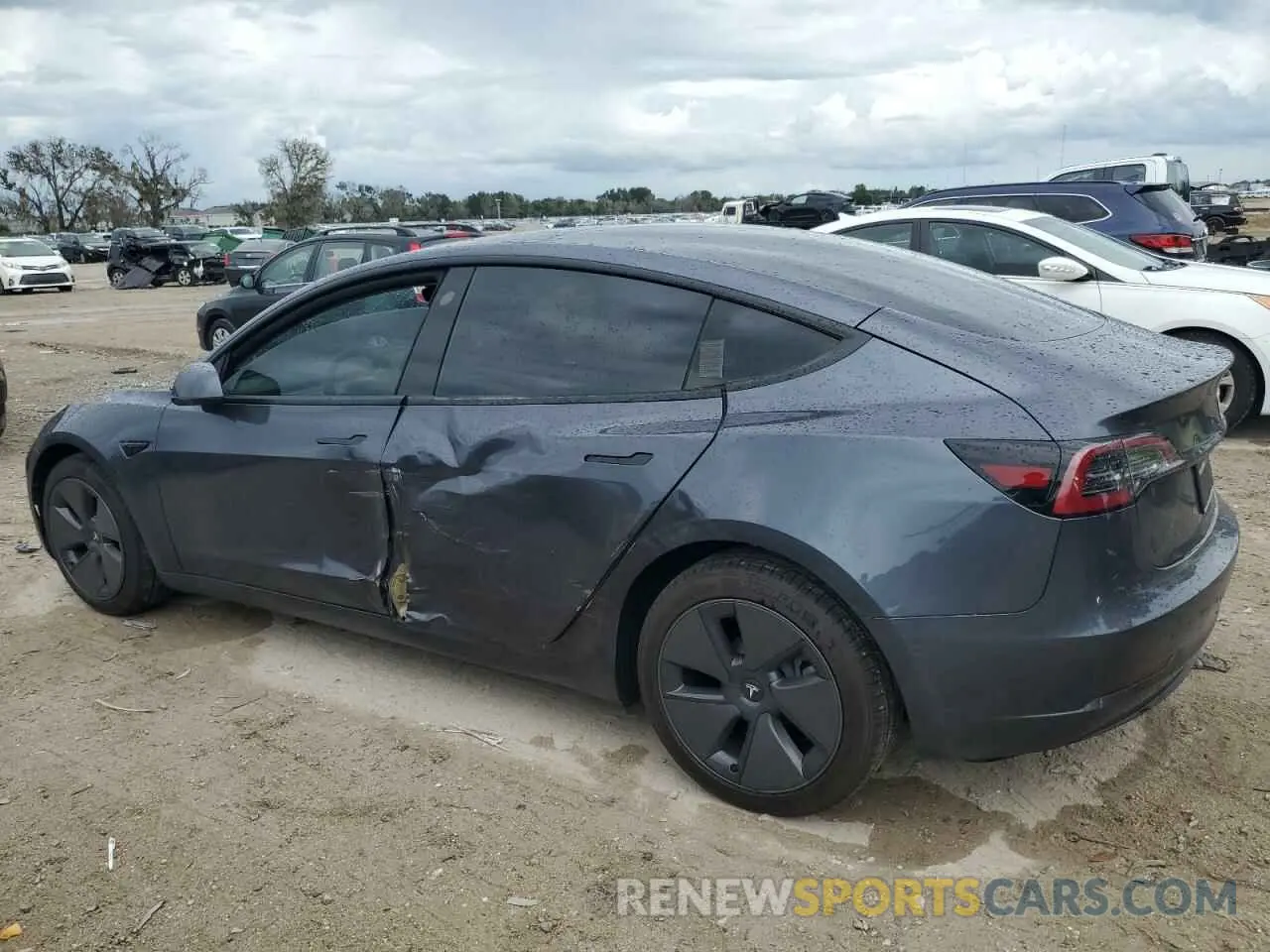 2 Фотография поврежденного автомобиля 5YJ3E1EA5PF674730 TESLA MODEL 3 2023