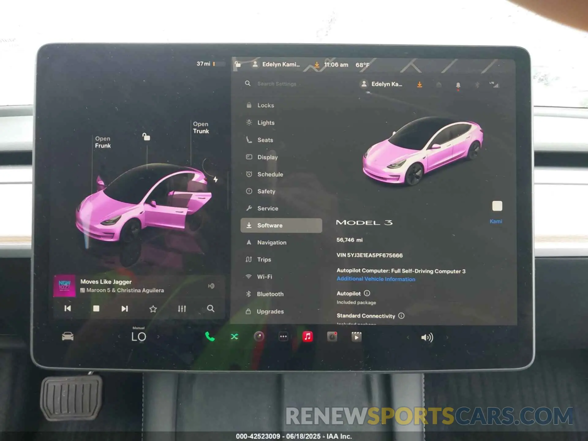 19 Фотография поврежденного автомобиля 5YJ3E1EA5PF675666 TESLA MODEL 3 2023