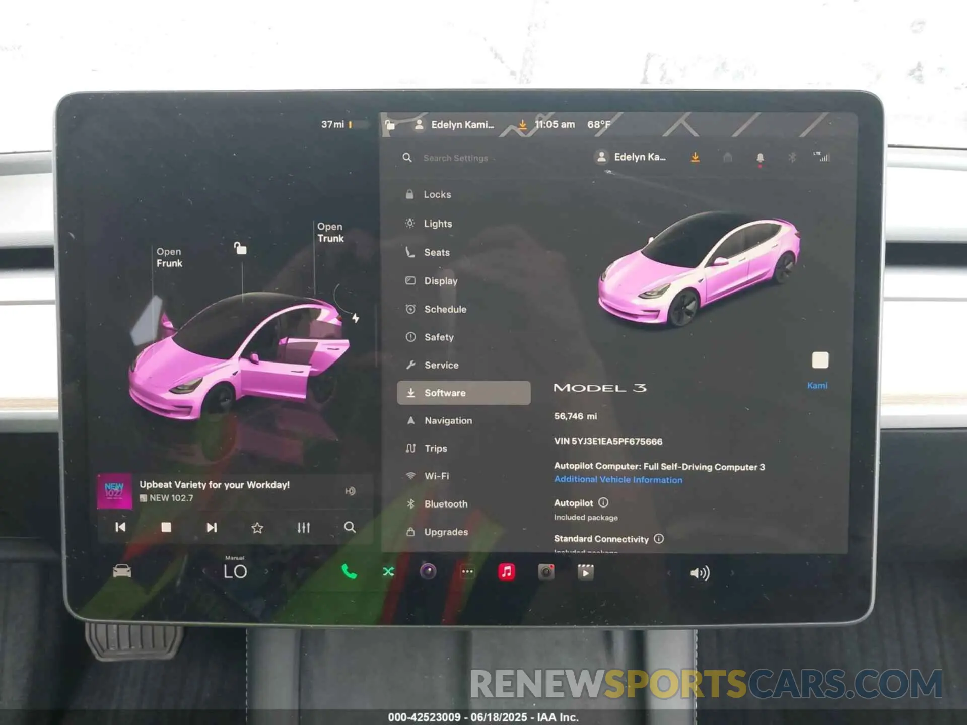 7 Фотография поврежденного автомобиля 5YJ3E1EA5PF675666 TESLA MODEL 3 2023