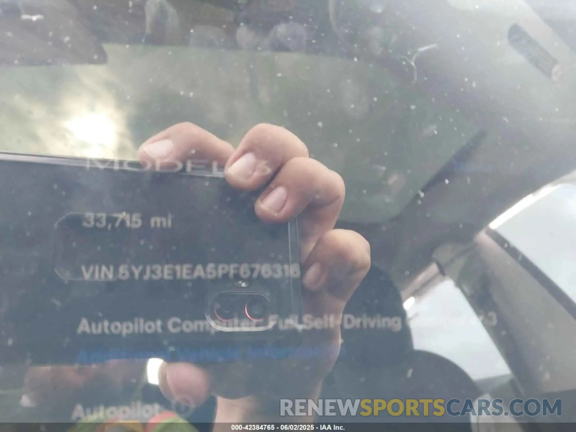 7 Photograph of a damaged car 5YJ3E1EA5PF676316 TESLA MODEL 3 2023