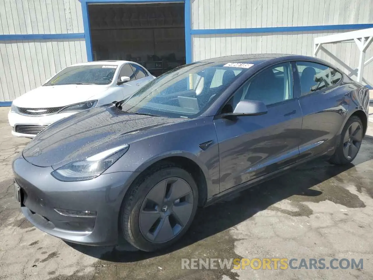1 Photograph of a damaged car 5YJ3E1EA5PF683721 TESLA MODEL 3 2023