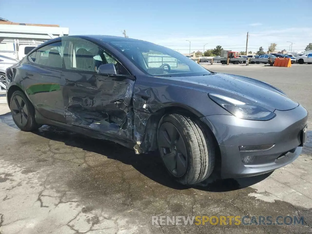 4 Photograph of a damaged car 5YJ3E1EA5PF683721 TESLA MODEL 3 2023