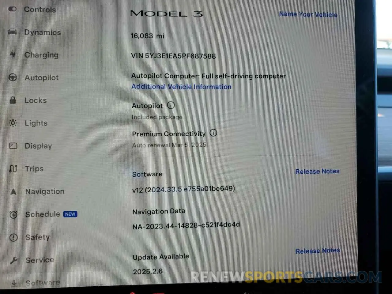 9 Photograph of a damaged car 5YJ3E1EA5PF687588 TESLA MODEL 3 2023