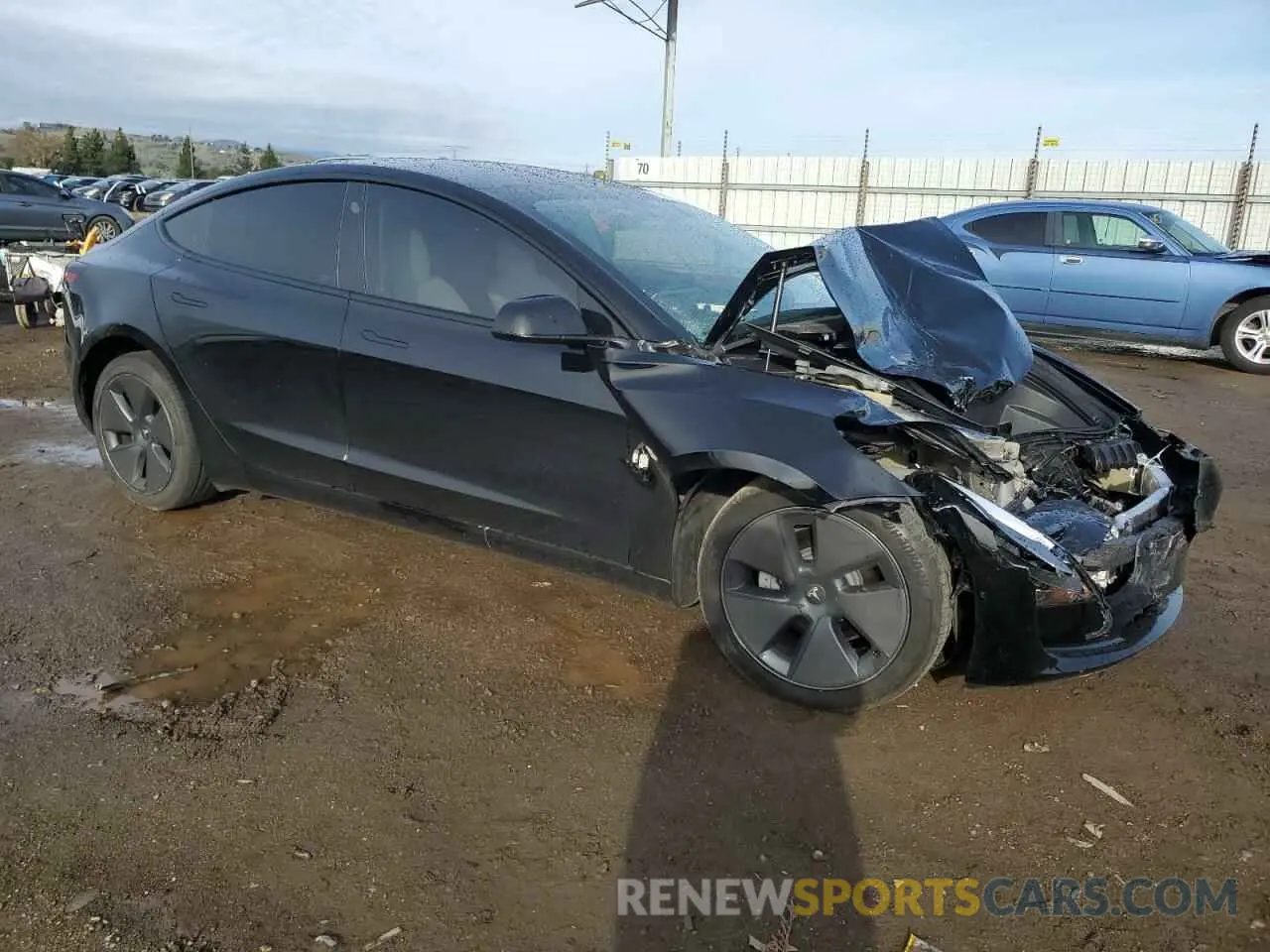 4 Фотография поврежденного автомобиля 5YJ3E1EA5PF695044 TESLA MODEL 3 2023