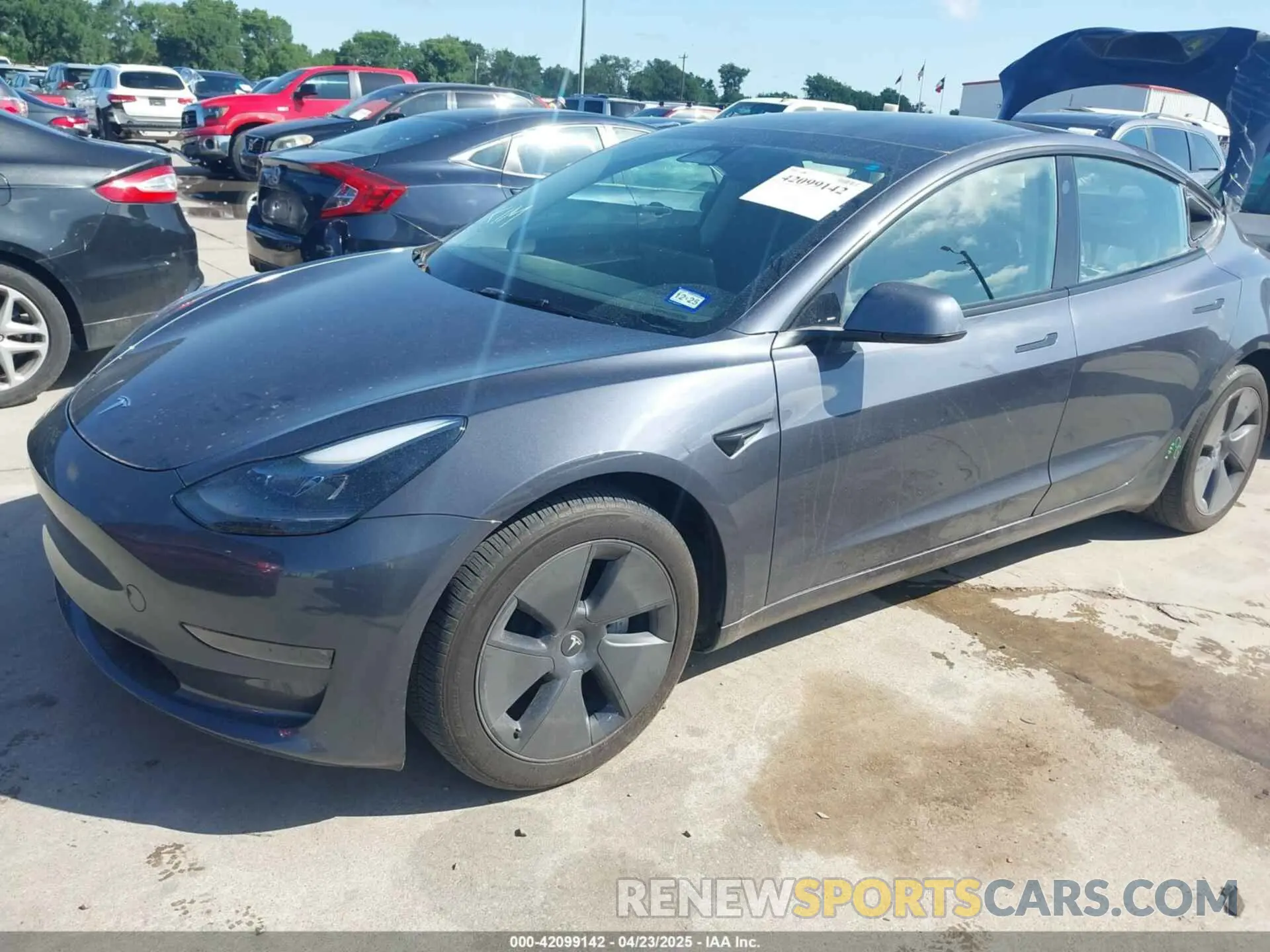 2 Фотография поврежденного автомобиля 5YJ3E1EA5PF696436 TESLA MODEL 3 2023