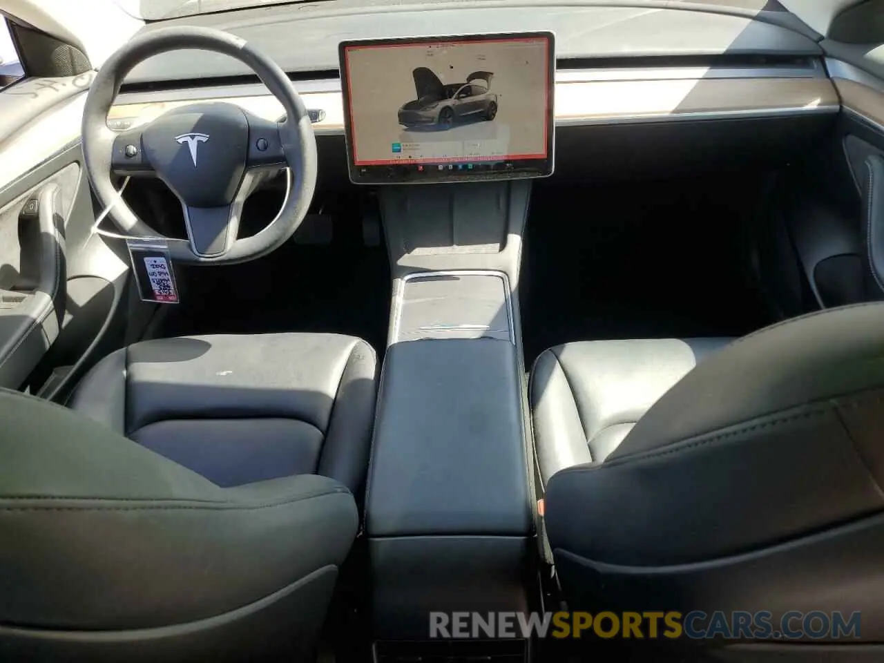 8 Фотография поврежденного автомобиля 5YJ3E1EA5PF697005 TESLA MODEL 3 2023