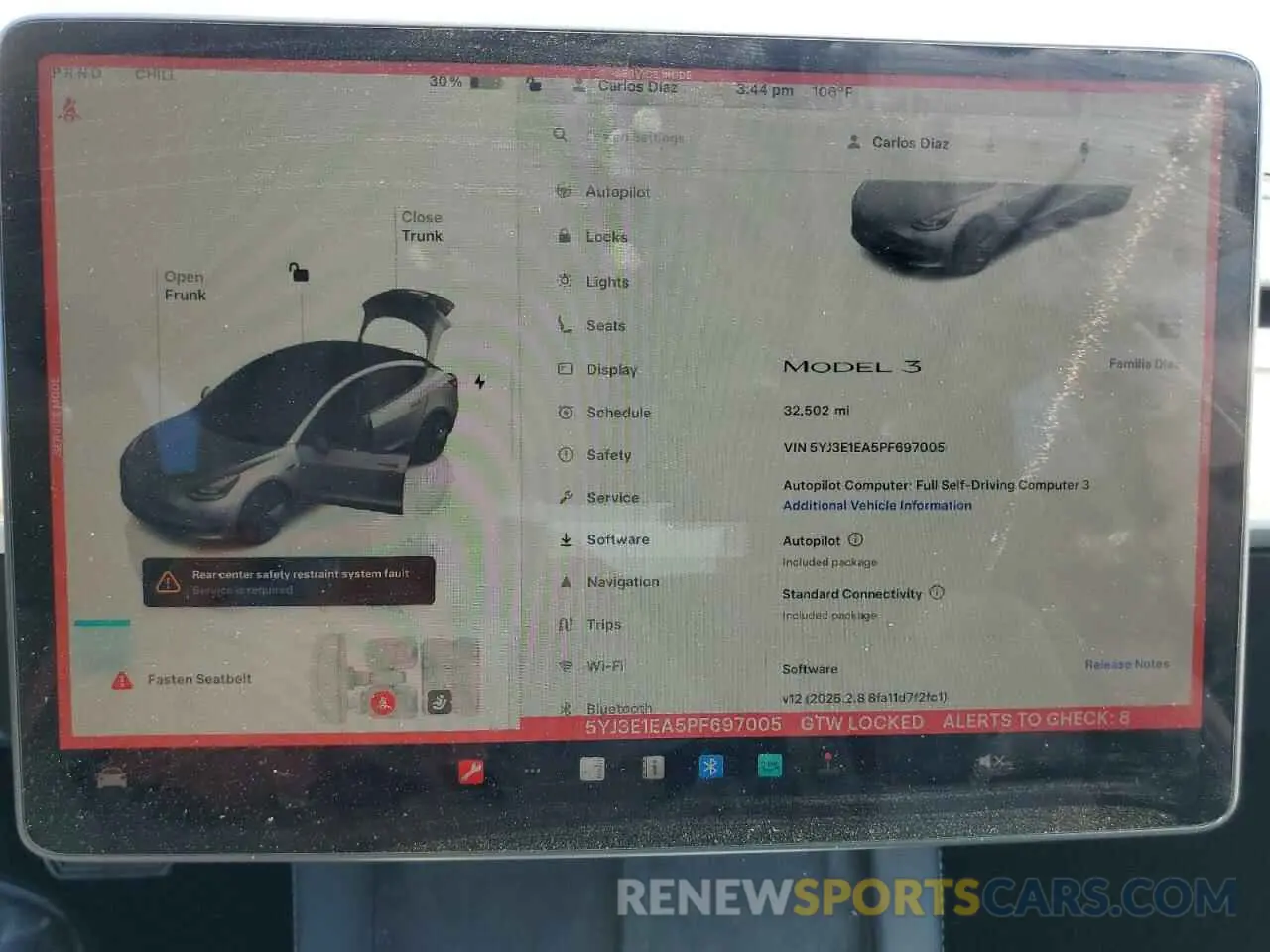 9 Фотография поврежденного автомобиля 5YJ3E1EA5PF697005 TESLA MODEL 3 2023