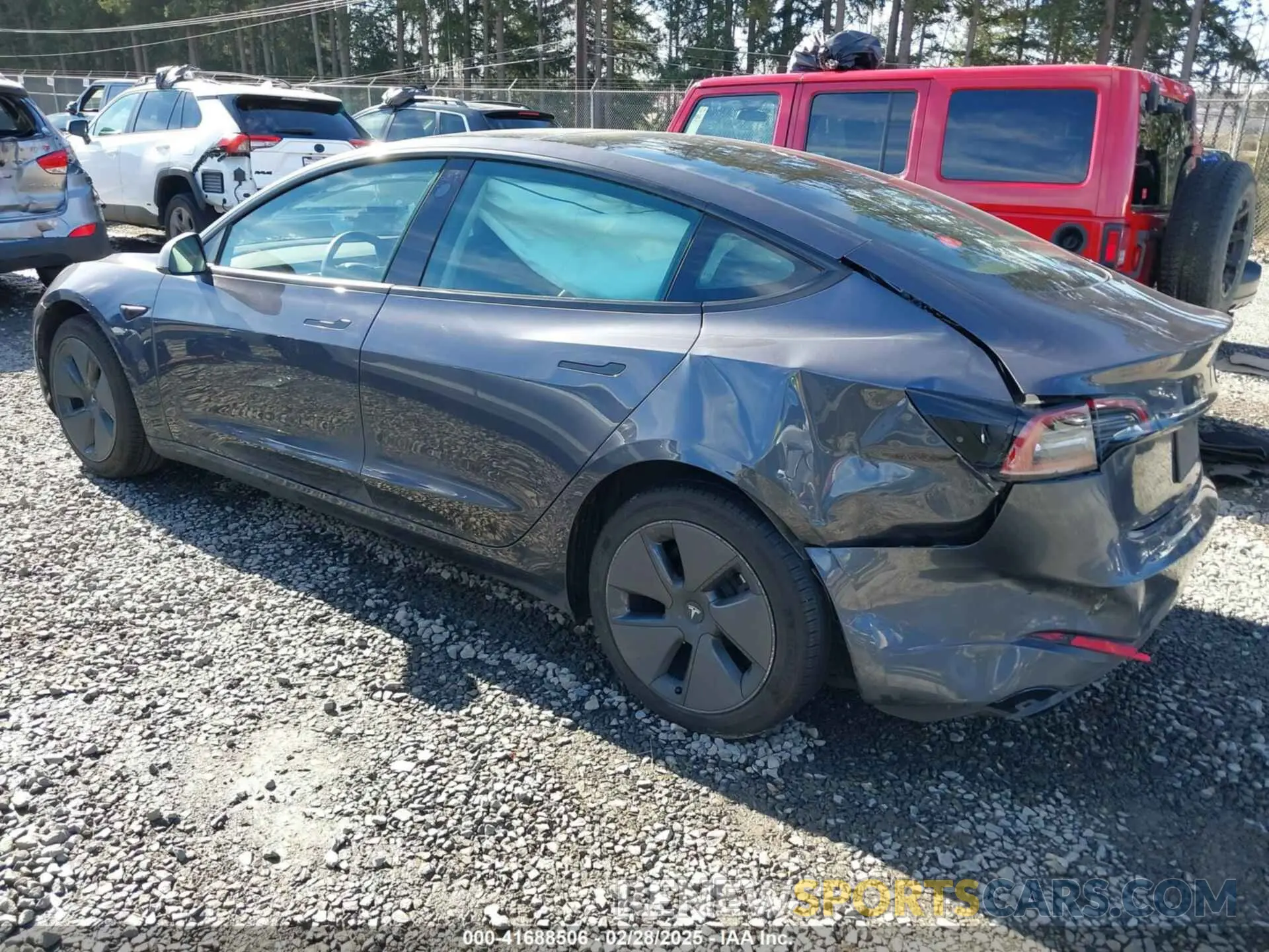 3 Photograph of a damaged car 5YJ3E1EA5PF714126 TESLA MODEL 3 2023