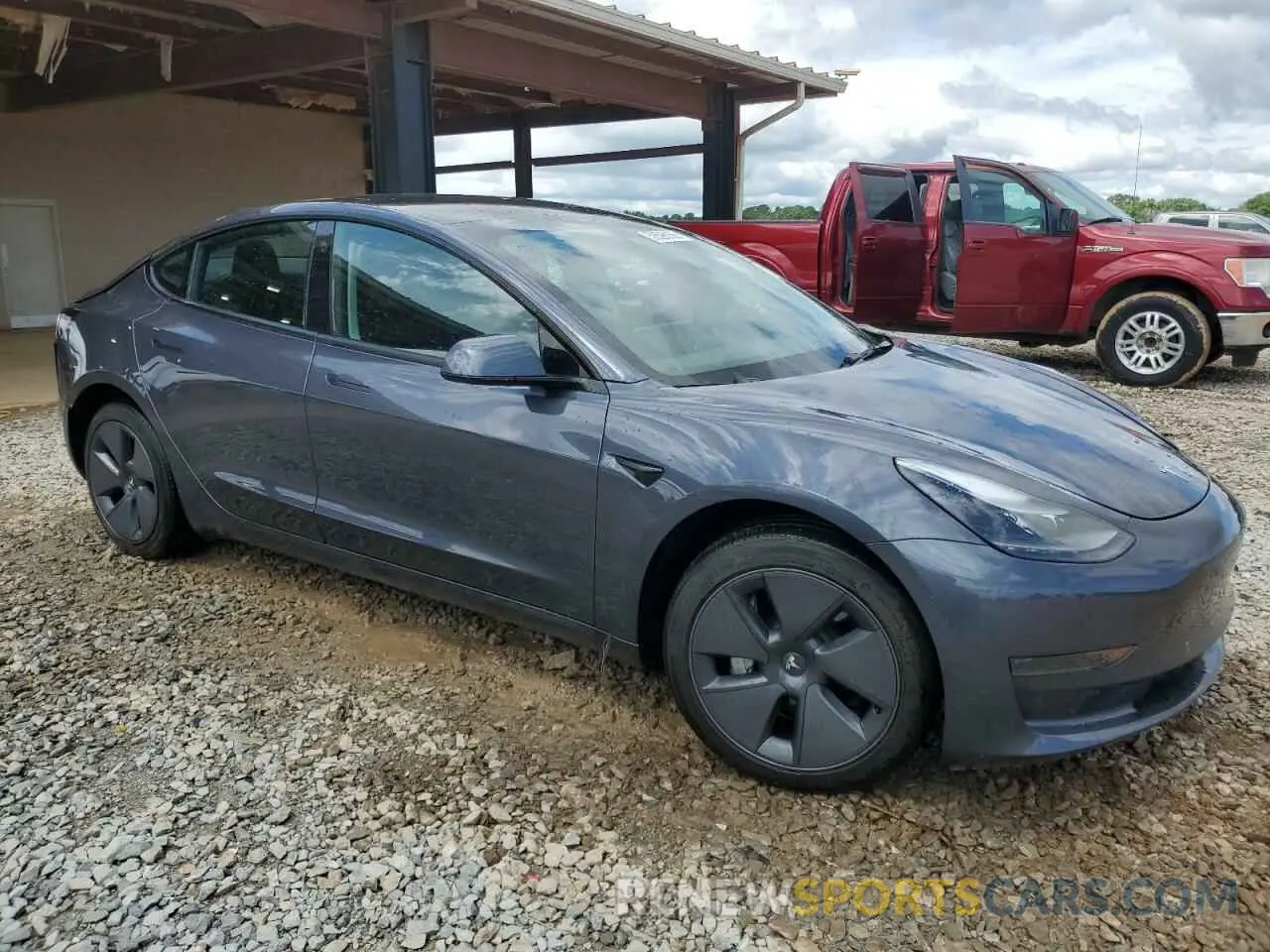 4 Фотография поврежденного автомобиля 5YJ3E1EA6PF399868 TESLA MODEL 3 2023