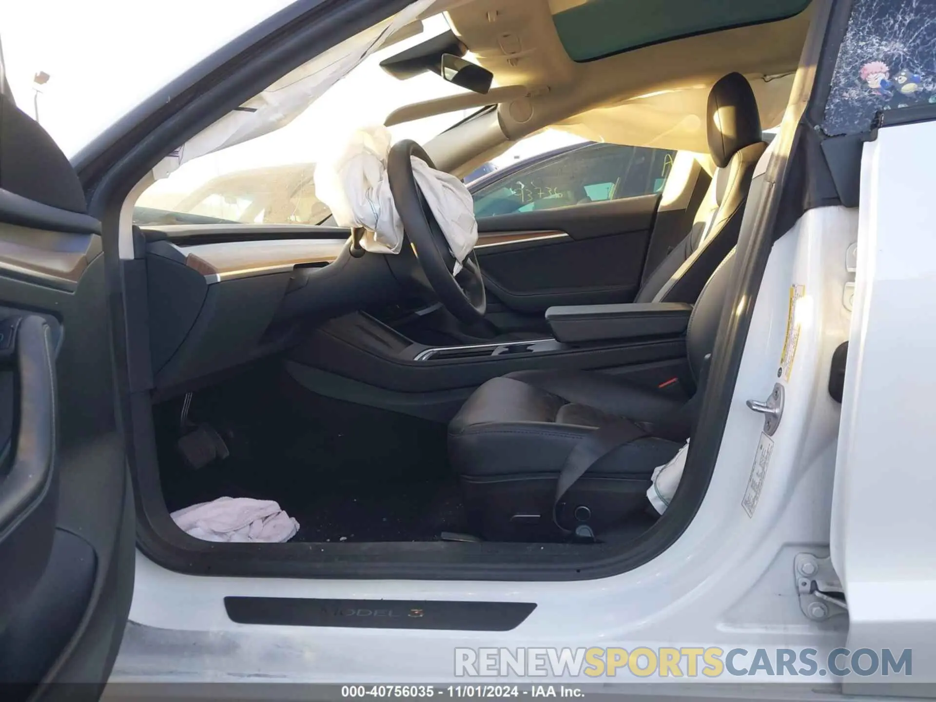 5 Photograph of a damaged car 5YJ3E1EA6PF407502 TESLA MODEL 3 2023