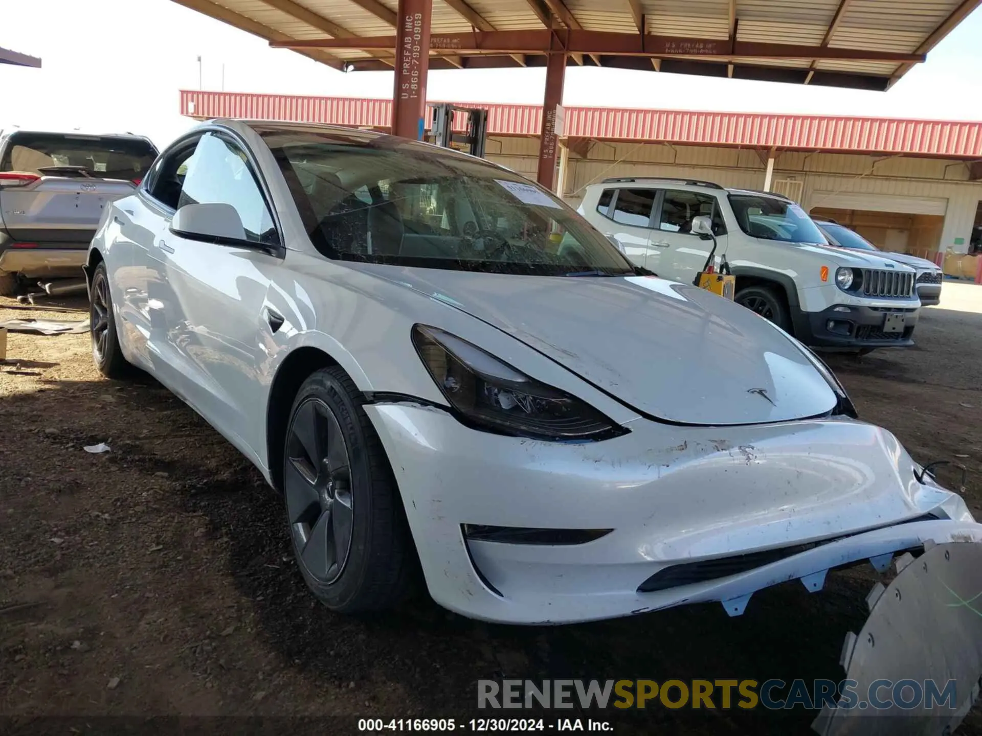 1 Photograph of a damaged car 5YJ3E1EA6PF420248 TESLA MODEL 3 2023