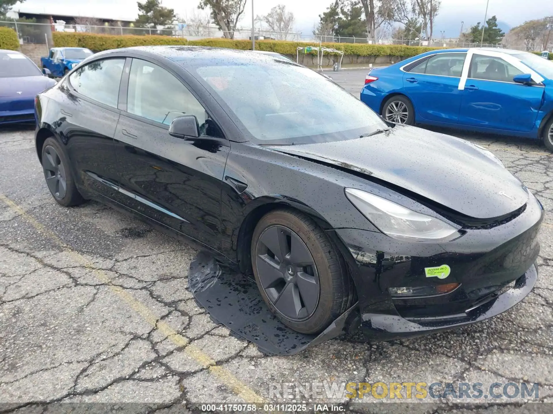1 Photograph of a damaged car 5YJ3E1EA6PF421626 TESLA MODEL 3 2023