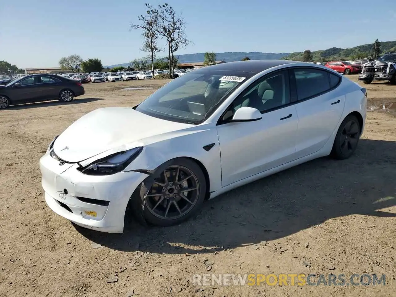 1 Photograph of a damaged car 5YJ3E1EA6PF423070 TESLA MODEL 3 2023