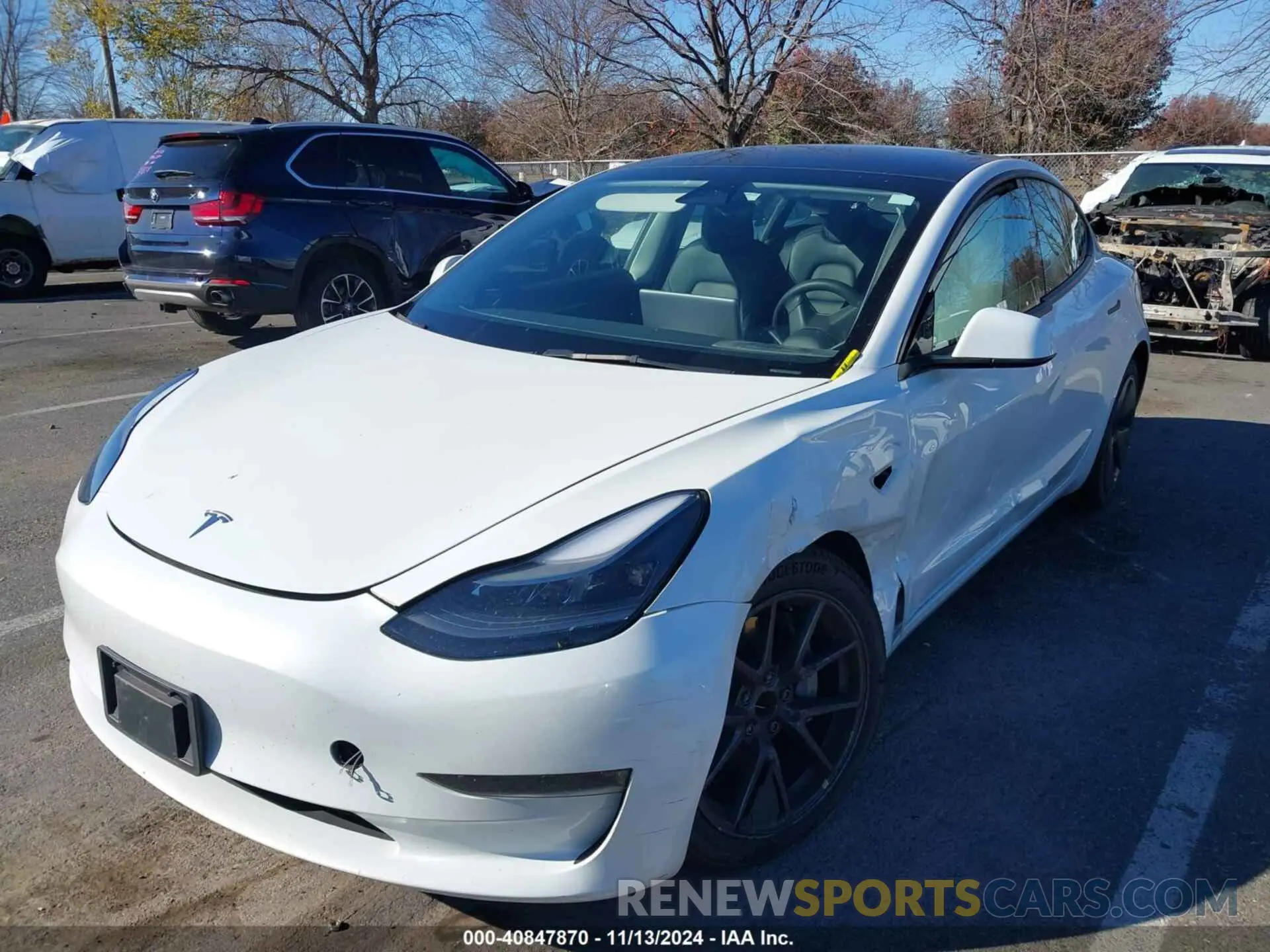 2 Photograph of a damaged car 5YJ3E1EA6PF432139 TESLA MODEL 3 2023