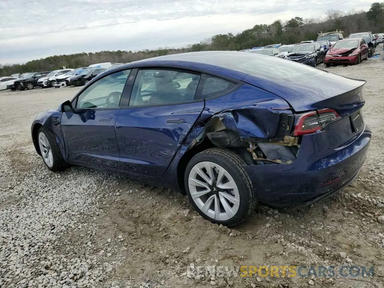 2 Фотография поврежденного автомобиля 5YJ3E1EA6PF436787 TESLA MODEL 3 2023