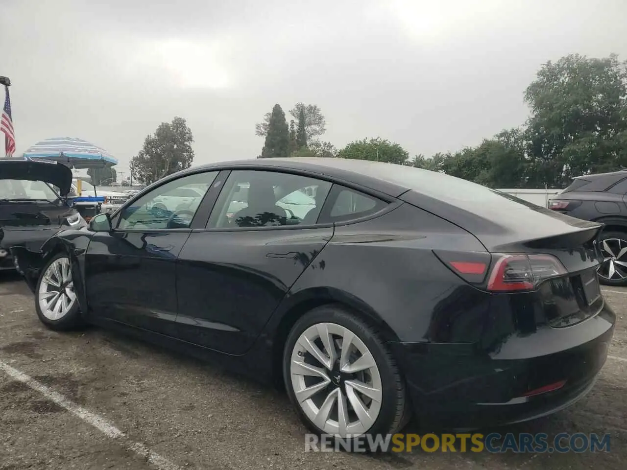 2 Фотография поврежденного автомобиля 5YJ3E1EA6PF439270 TESLA MODEL 3 2023