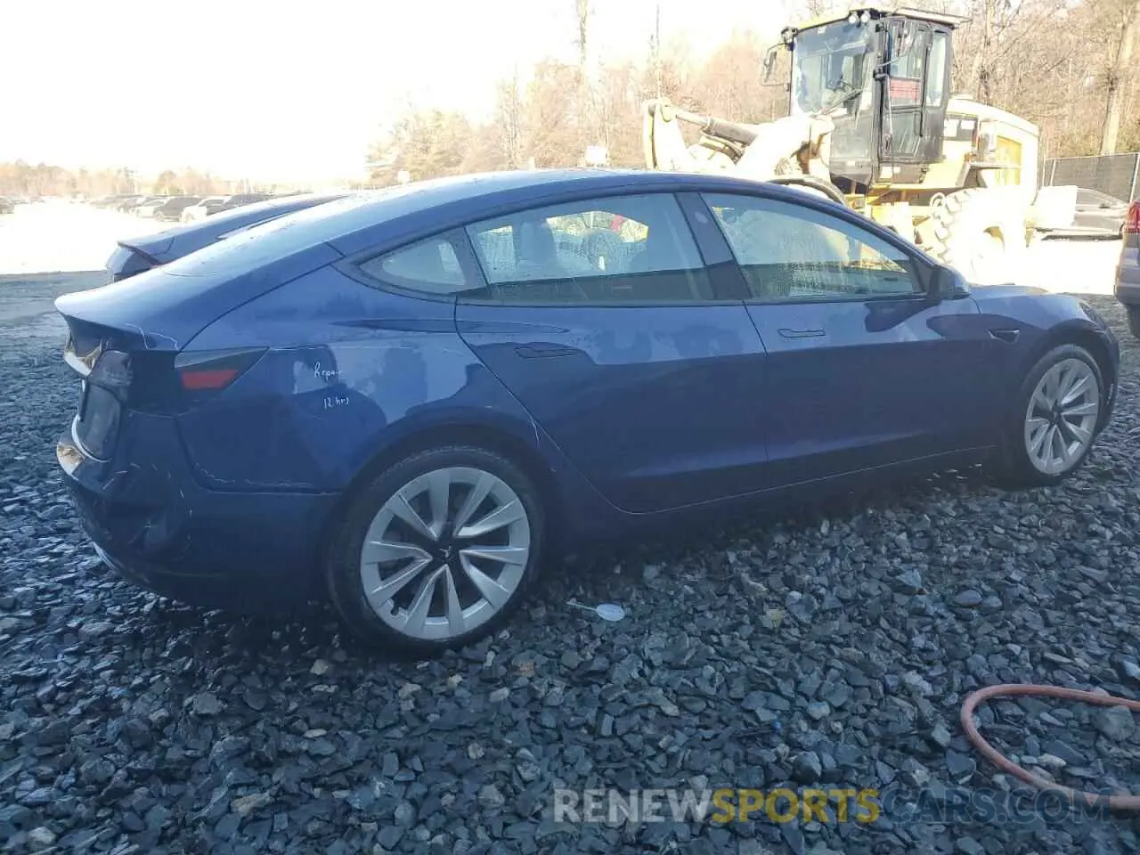 3 Photograph of a damaged car 5YJ3E1EA6PF446929 TESLA MODEL 3 2023