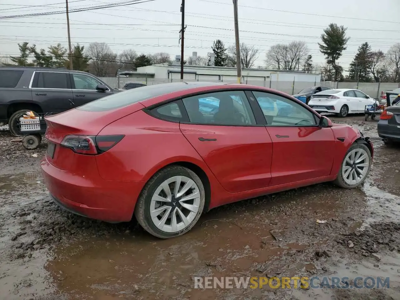 3 Photograph of a damaged car 5YJ3E1EA6PF451225 TESLA MODEL 3 2023